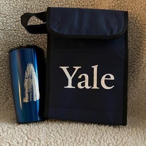 Yale Insulated Lunchbag and Metal Tumbler (NWT)